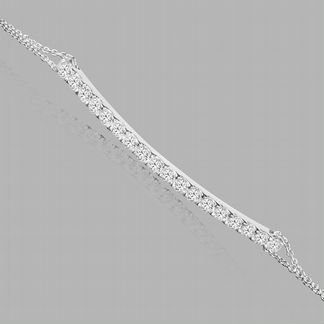 Золотой браслет с бриллиантами 0.97Ct