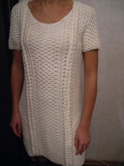 Белое вязаное платье Chloe оригинал