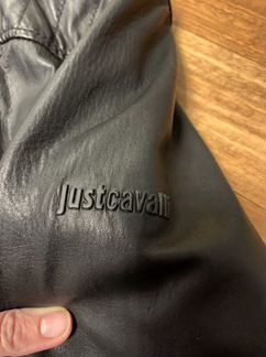 Кожаная куртка мужская just cavalli