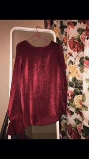 Блуза атласная