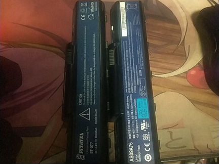 Два li-ion аккумулятора на 4400 и 4800