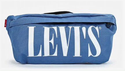 Сумка на пояс Levis синяя оригинал новая с бирками