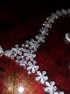 Свадебное колье с серьгами