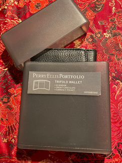 Портмоне perry ellis натуральная кожа США