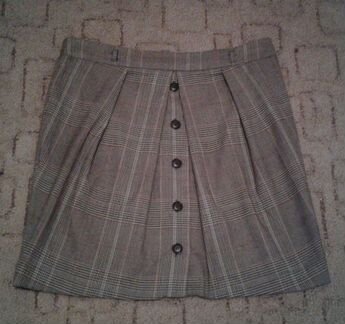 Классические юбки черная коричневая, М