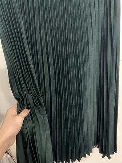 Юбка-плиссе зелёная Reserved