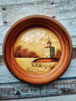 Картина деревянная Покров на Нерли