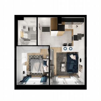 1-к квартира, 35.5 м², 14/17 эт.