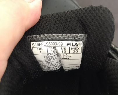 Кеды для мальчика Fila 32