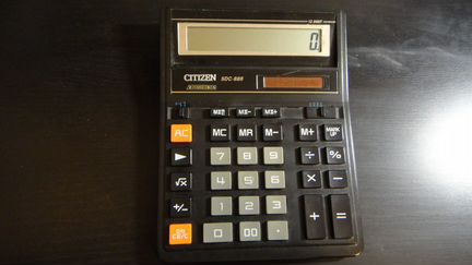 Калькулятор Citizen SDC-888