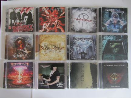 CD диски рок, метал, ambient, электроника