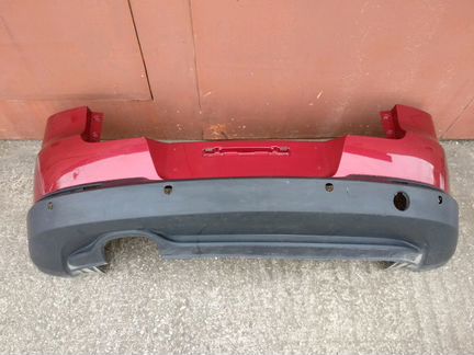 Бампер Volkswagen Tiguan задний красный оригинал