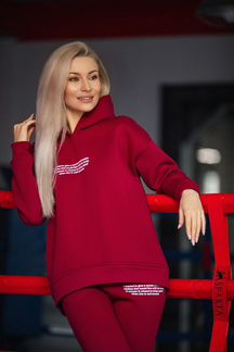 Ягодный костюм на флисе, бренд JKY,42/44, 46/48