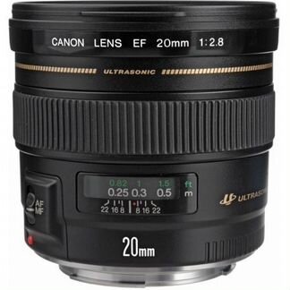 Canon EF 20mm f/2.8 USM новый в упаковке