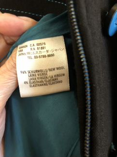 Пальто Escada, 44-46р, шерсть, демисезонное