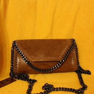 Новая сумочка клатч Gaude коричневый из натурально