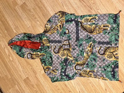Куртка Gucci с принтом бенгальских тигров