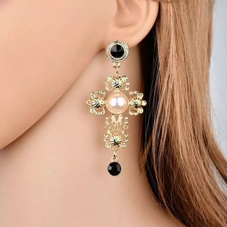 Серьги кресты