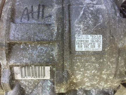 Компрессор кондиционера 1.6 AHL VW Passat B5