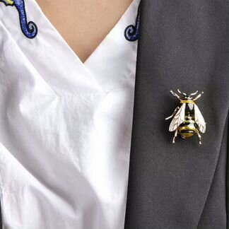 Брошь брошка пчела