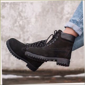 Зимние ботинки с мехом Тимберы