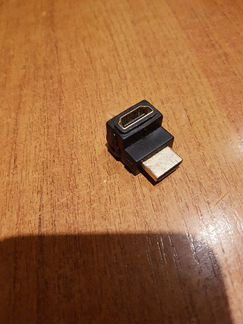 Угловой Г-образный переходник Hdmi hdmi