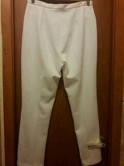 Роскошные брендовые белые брюки Rebecca Sheldon