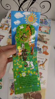 Открытки детские, животные, с Новым Годом цветы