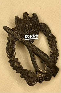 Пехотный штурмовой знак.Вермахт.Оригинал