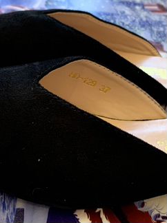 Туфли мюли иск замша