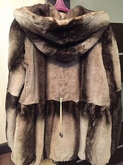Шуба «автоледи» из стриженного кролика
