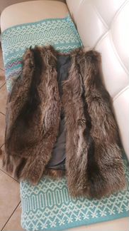 Жилет из чернобурки