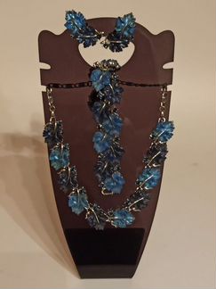 Колье браслет клипсы винтаж Lisner