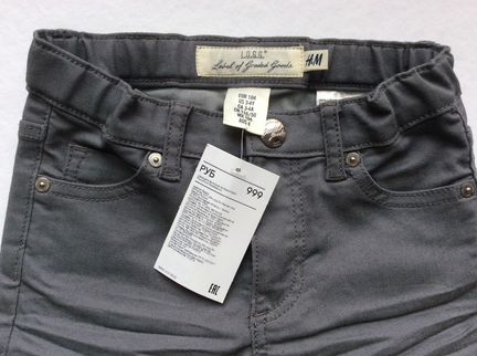 Джинсы H&M, p.104 новые