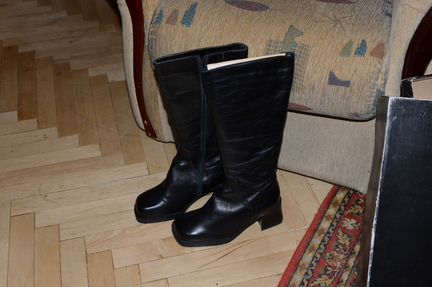 Новые натур кожа женские сапоги мехов подкладка