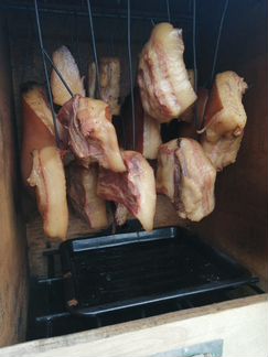 Сало домашнее солёное и копчёное