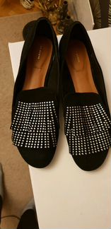 Балетки новые замша