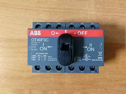 Схема подключения abb ot40f3c