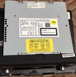 Штатная магнитола VW RCD 510 до Volkswagen Golf 6