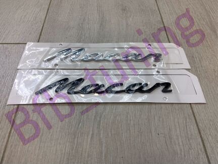 Шильдик Macan на Porsche