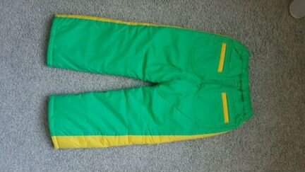 Непромокаемые новые теплые штаны размер 104