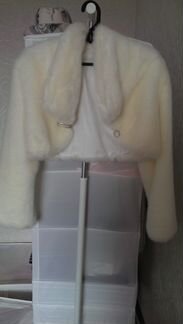 Меховая свадебная шубка