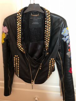 Куртка кожаная Philipp plein