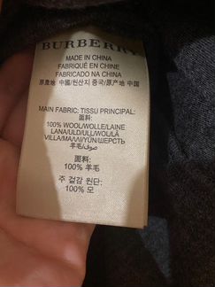 Burberry оригинал шерсть размер 44