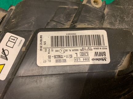 Фара передняя левая Bmw X1 E84 N47D20C 2013