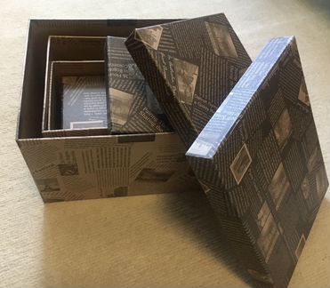 Подарочные коробки (набор из 4-х штук)