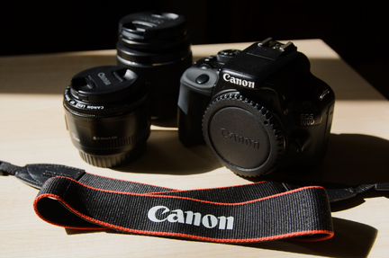 Canon EOS 100D Kit 18-55mm IS STM + 50mm f/1.8