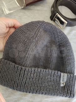 Шапочка мужская спицами