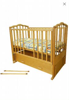 Детская кроватка «Ангелина» с маятником