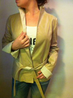 Кожаная куртка брендовая Италия новая